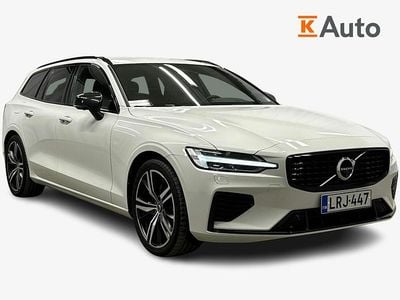 Valkoinen Käytetty 2022 Volvo V60 R-Design Farmari | 32 850 € (Kallis)