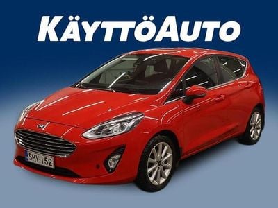 Käytetty Ford Fiesta Titanium 101 HP (74 kW) 2019 Punainen Viistoperä