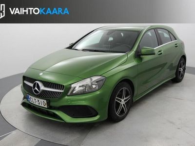 käytetty Mercedes A180 d A Business AMG Styling # Näyttävä paketti, ei ujoille # Navigointi, Kamera, 2 x alut, Vakkari, Bluetooth #