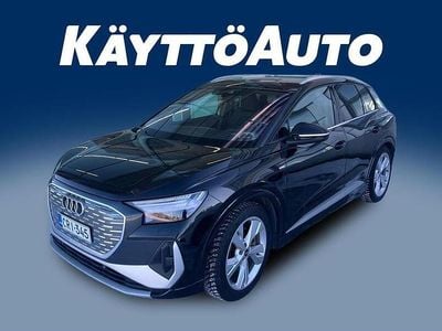 Käytetty Audi Q4 e-tron S-Line 194 kW (265 HP) 2023 Musta Katumaasturi