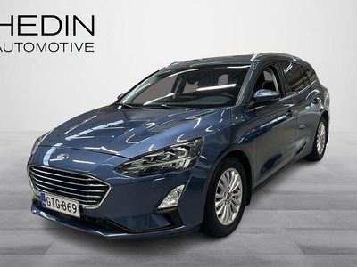 Sininen Käytetty 2021 Ford Focus Titanium Farmari | 16 990 € (Hyvä tarjous)