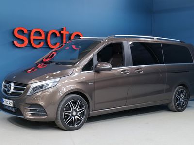 käytetty Mercedes V250 BlueTEC 4Matic pitkä A3 A, AMG Sport, Avantgarde Design - sisätilapaketti, 360-kamera, Burmester, 8-paikkainen - Korkotarjous 3,35 %+kulut