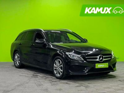 Musta Käytetty 2016 Mercedes C220 Business Farmari | 20 870 € (Hieman kallis)