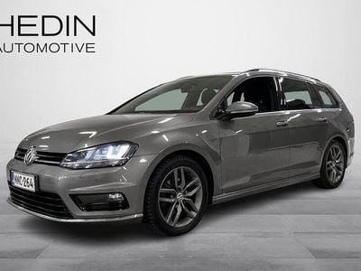 Harmaa Käytetty 2015 VW Golf VII Highline Farmari | 15 900 € (Kallis)