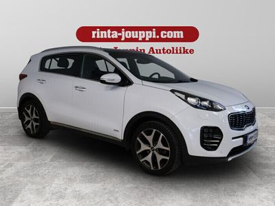 käytetty Kia Sportage 2,0 AWD CRDi GT-Line A/T 185 hv - Ilmastoidut istuimet, nahkaverhoilu, lasikattoluukku, vetokoukku