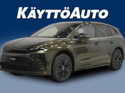 Olibo green, met Uusi 2026 Skoda Enyaq iV RS Katumaasturi | 61 600 € (Kallis)