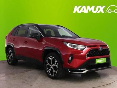 Metalli punainen Käytetty 2021 Toyota RAV4 Hybrid Executive Katumaasturi | 40 690 € (Perustarjous)