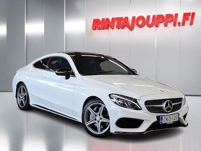 Valkoinen Käytetty 2016 Mercedes C250 Business Coupe - kaksiovinen | 23 990 € (Hieman kallis)