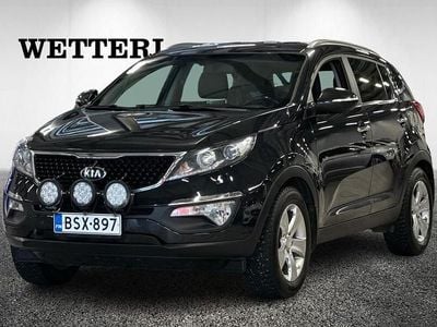 Käytetty Kia Sportage EX 135 HP (99 kW) 2015 Musta Katumaasturi