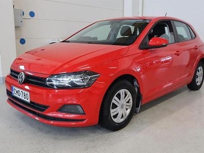 Käytetty VW Polo Trendline 80 HP (58 kW) 2019 Punainen Viistoperä