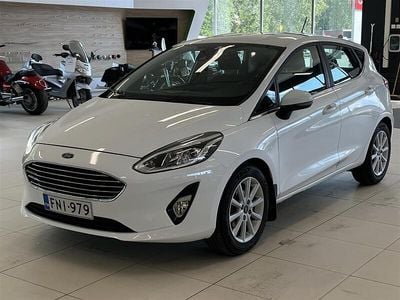 Käytetty Ford Fiesta Titanium 99 HP (72 kW) 2018 Valkoinen Viistoperä