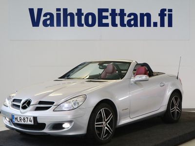 käytetty Mercedes SLK200 Kompressor / Hienokuntoinen! / Punainen nahkaverhoilu / Vakkari / AC