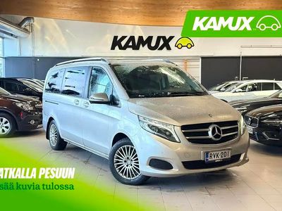 Hopea / harmaa Käytetty 2017 Mercedes V220 Tila-auto | 36 500 €