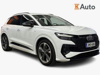 Käytetty Audi Q4 e-tron S-Line 69 kW (95 HP) 2021 Valkoinen Katumaasturi
