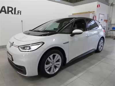 Valkoinen Käytetty 2021 VW ID.3 Pro Viistoperä | 29 900 €