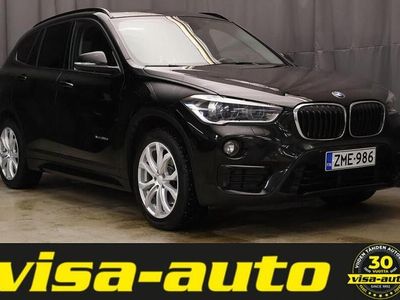 Musta Käytetty 2016 BMW X1 Sport Line Katumaasturi | 16 990 € (Hieman kallis)