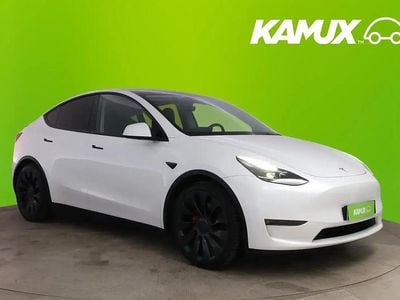 Käytetty Tesla Model Y Performance 392 kW (534 HP) 2022 Valkoinen Katumaasturi