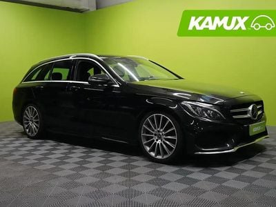 Käytetty Mercedes C350e AMG 211 HP (155 kW) 2018 Musta Farmari