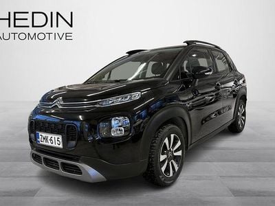 Käytetty Citroën C3 Aircross Feel 110 HP (80 kW) 2018 Musta Katumaasturi