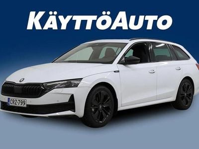 Uusi Skoda Octavia SportLine 150 HP (110 kW) 2025 Moon white,met Farmari