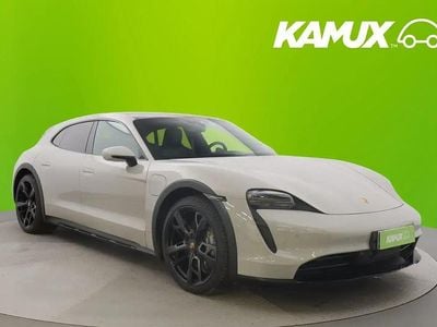 Hopea / harmaa Käytetty 2021 Porsche Taycan Cross Turismo Farmari | 59 990 € (Hieman kallis)