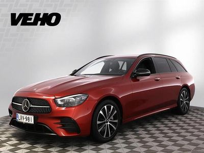 Punainen Käytetty 2021 Mercedes E300 Avantgarde Farmari | 36 800 € (Kallis)