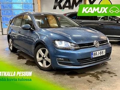 Käytetty VW Golf VII Highline 122 HP (89 kW) 2013 Sininen Farmari