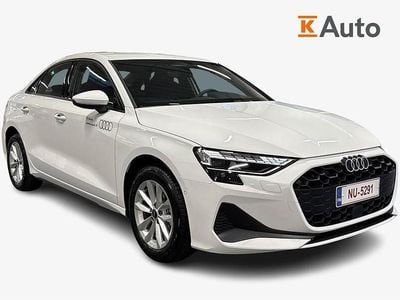 Valkoinen Uusi 2025 Audi A3 Sedan | 39 500 € (Hieman kallis)