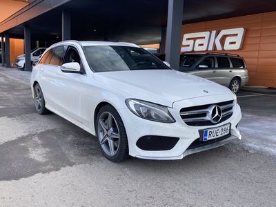 käytetty Mercedes C250 d T 4Matic A AMG Premium Edition ** Lisälämmitin / Nahkasisusta / Merkkihuollettu! / LED / Juuri huollettu! **