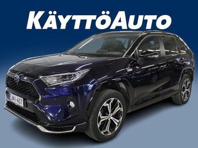 Käytetty Toyota RAV4 Hybrid Premium 306 HP (225 kW) 2021 Sininen Katumaasturi