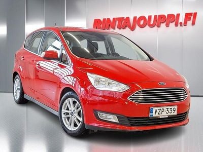 Käytetty Ford C-MAX Titanium 125 HP (91 kW) 2017 Punainen Tila-auto