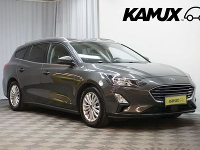 käytetty Ford Focus 1,0 EcoBoost 125hv A8 Titanium Wagon / Adapt. vakkari / Lämmitettävä tuulilasi / P-kamera / Sähkökon