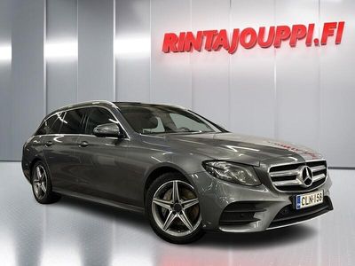 Harmaa Käytetty 2017 Mercedes E220 Business Farmari | 22 870 € (Hieman kallis)