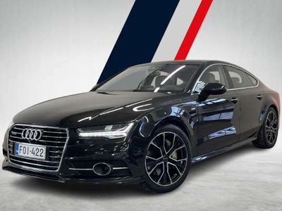 käytetty Audi A7 3,0 V6 Biturbo TDI 235 kW quattro S-Line, Night vision, Bose, Hieronta, Valcona-nahat