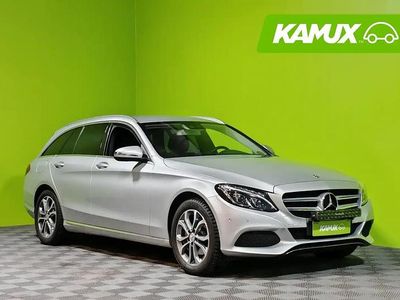 Hopea / harmaa Käytetty 2016 Mercedes C200 Edition Farmari | 24 900 € (Hieman kallis)