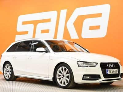 käytetty Audi A4 Avant Business Sport 2,0 TDI clean diesel 110 kW multitronic ** Suomi-auto / Tutkat / Vakkari / Nahka Alcantara **