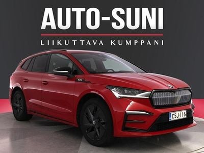 Punainen Käytetty 2024 Skoda Enyaq iV RS Katumaasturi | 48 800 € (Kallis)