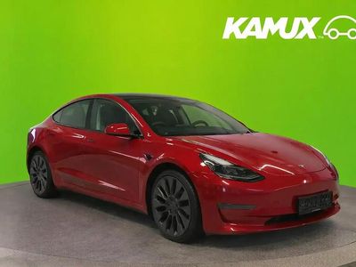 Käytetty Tesla Model 3 Performance 377 kW (513 HP) 2022 Punainen Sedan