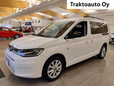 Valkoinen Käytetty 2023 VW Caddy Maxi Life Business Tila-auto | 49 850 €