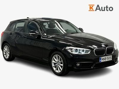 Käytetty BMW 118 136 HP (100 kW) 2018 Musta Viistoperä