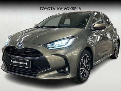 Ruskea Käytetty 2021 Toyota Yaris Hybrid Style Viistoperä | 19 990 € (Perustarjous)