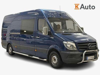 Käytetty Mercedes Sprinter 163 HP (119 kW) 2015 Sininen Van