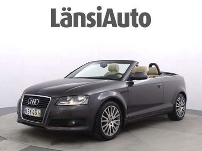 käytetty Audi A3 Cabriolet Ambition 1,9 TDI DPF 77 kW **Katto toimii / Sähk. katto / Vakkari / AUX / Nahat / Penkinlämmittimet / Metalliväri / Käsiraha alk. 0€!**