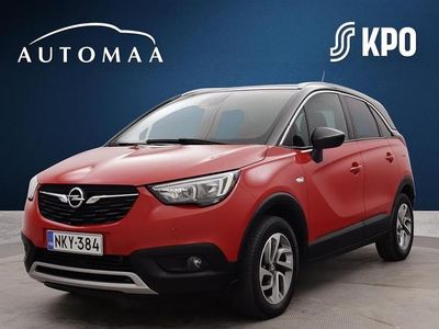Käytetty Opel Crossland X Innovation 110 HP (80 kW) 2017 Punainen Katumaasturi