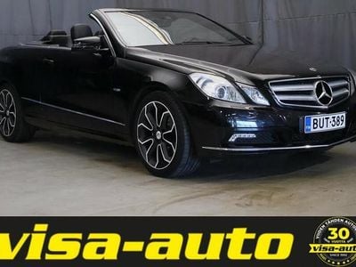 Musta Käytetty 2010 Mercedes E200 Avoauto | 15 990 € (Perustarjous)