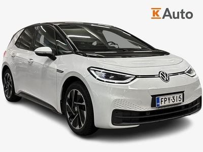 Valkoinen Käytetty 2021 VW ID.3 Pro Performance Viistoperä | 22 790 € (Perustarjous)