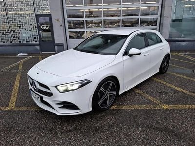 Valkoinen Käytetty 2018 Mercedes A200 AMG Viistoperä | 22 300 € (Kallis)