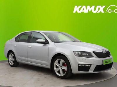 Hopea / harmaa Käytetty 2014 Skoda Octavia RS Sedan | 7 880 € (Perustarjous)