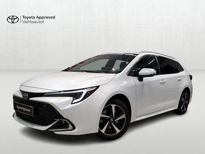 Platinum pearl Käytetty 2024 Toyota Corolla Active Farmari | 34 900 € (Kallis)