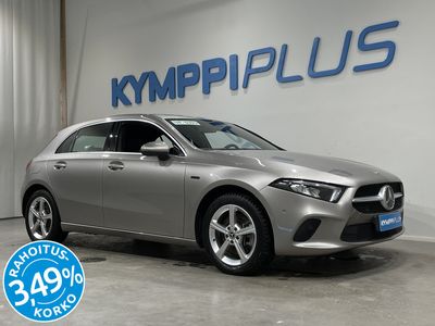 käytetty Mercedes A250 e A Business - RAHOITUSKORKO 3,49% - Vetokoukku / Nahkaverhoilu / Navigointi / Widescreen